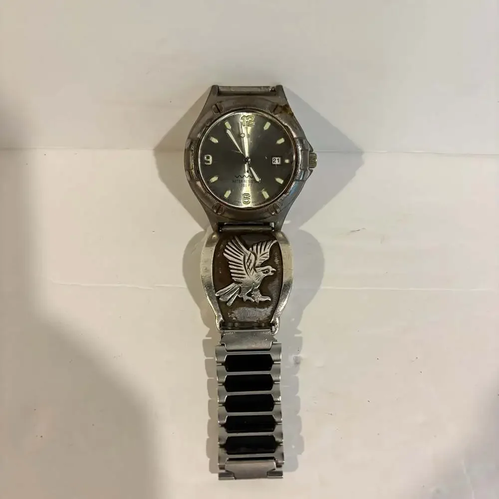 VINTAGE RELIC WET WATCH American Eagle Band Untested